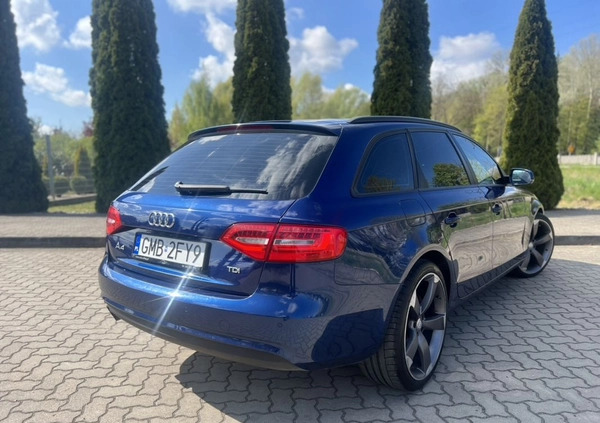Audi A4 cena 42800 przebieg: 248500, rok produkcji 2012 z Malbork małe 106